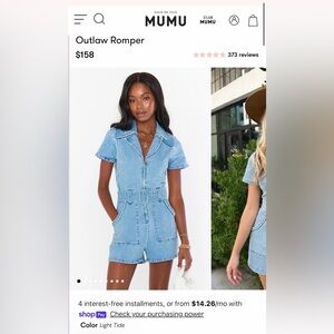 Show Me Your MuMu Outlaw Romper